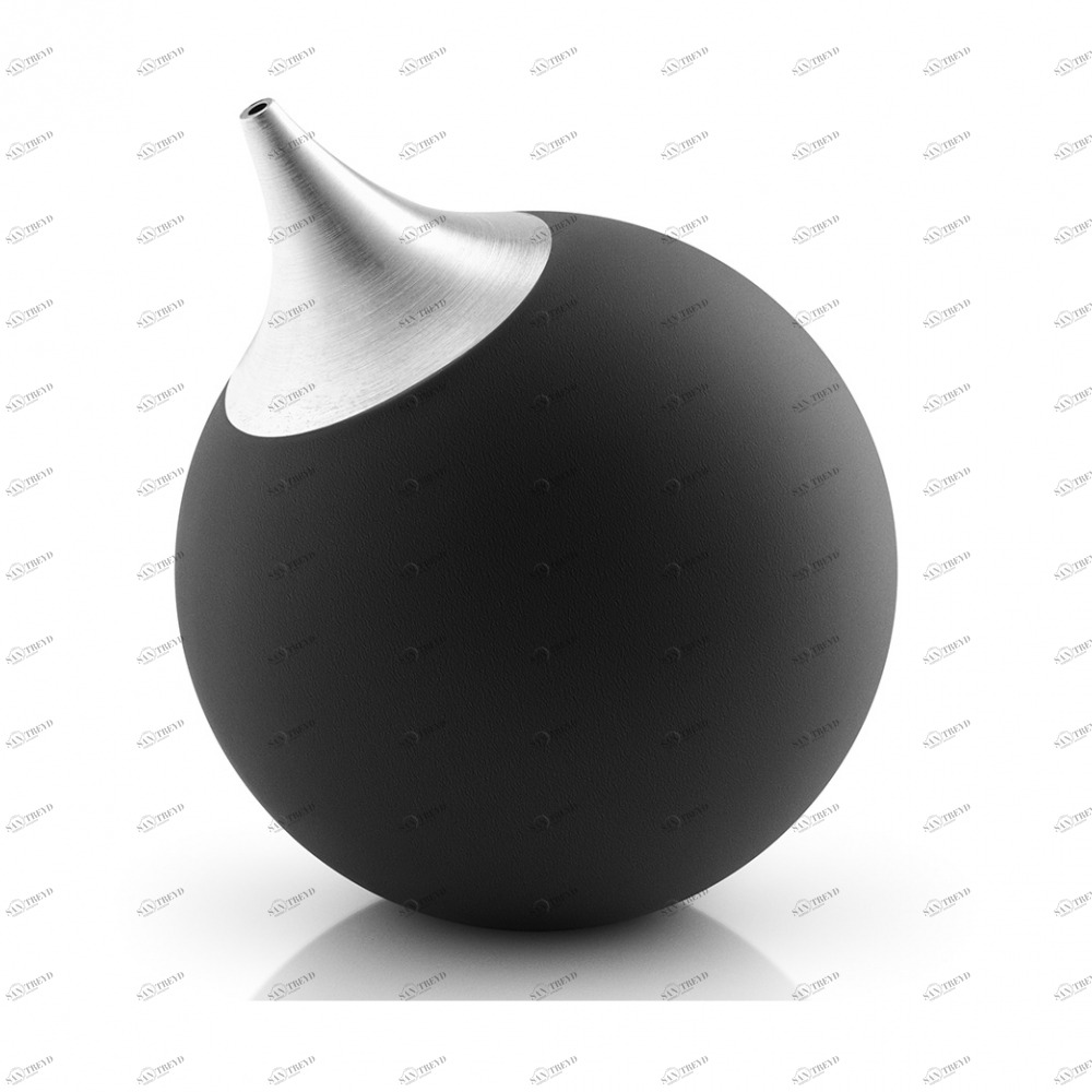 EVA SOLO 530672 Диспенсер для мыла, черный Нержавеющая сталь, силикон, нейлон 