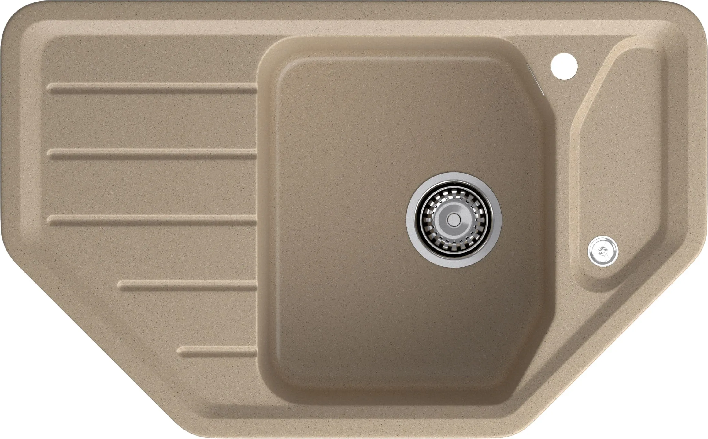 Кухонная мойка Искусственный камень CORNER S306 GranFest C-800E-S306