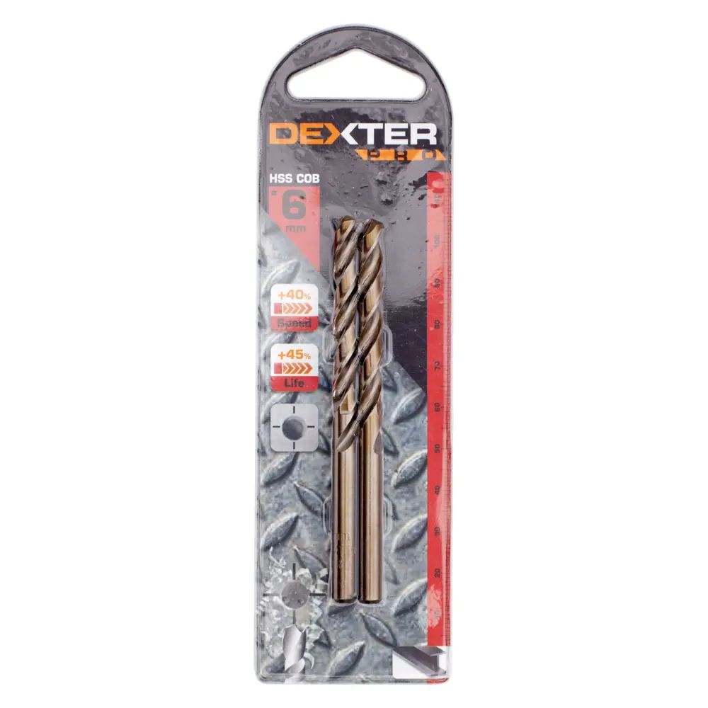 Сверло по металлу HSS-Co Dexter к. Pro 113-01336 6х93 мм 16673357 STLM-2101135  - Вид №2