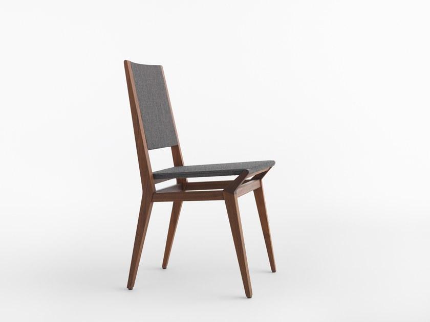 Casamania & Horm Стул из орехового дерева, обитый тканью или кожей sun-id-1452323 - Вид №5