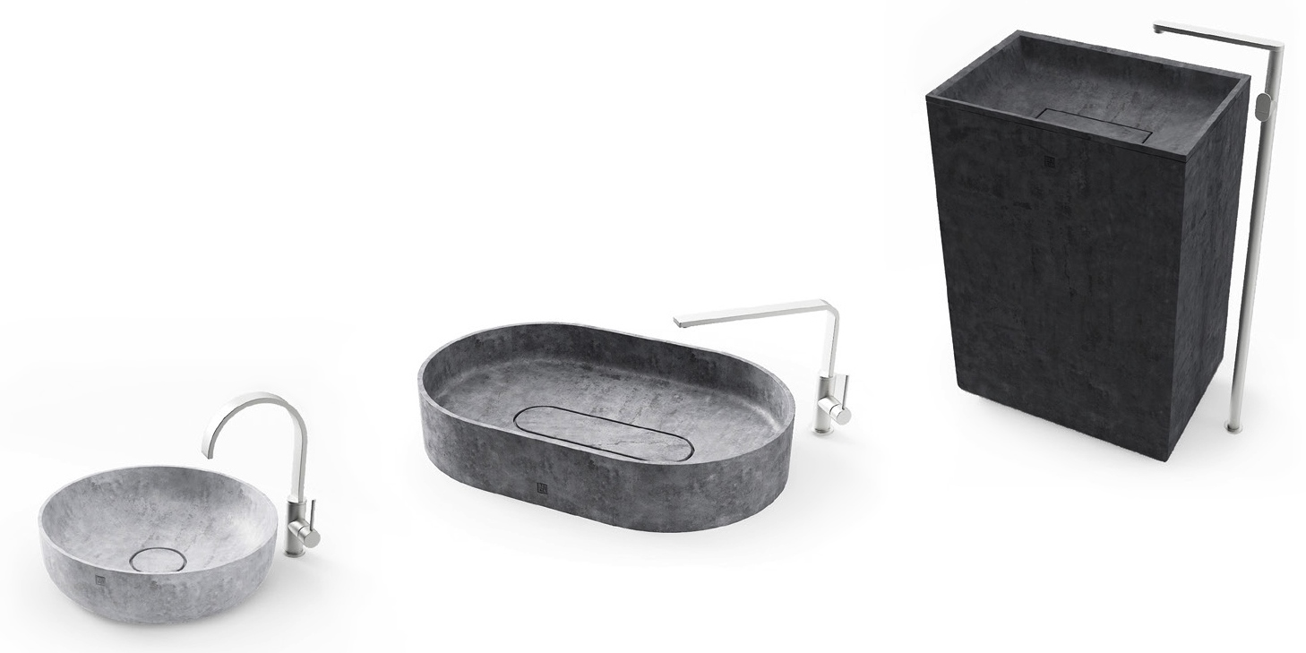 WB609TERRAKOTOVYJ Накладная раковина на столешницу  прямоугольная BetOn  - Вид №1