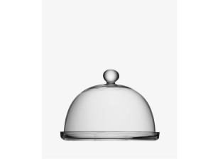 Крышка из дутого стекла с пластиной-Ø25cm