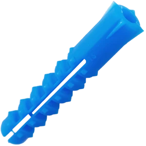 Дюбель с шипами для полнотелых материалов 10х60 мм полипропилен цвет синий 150 шт.