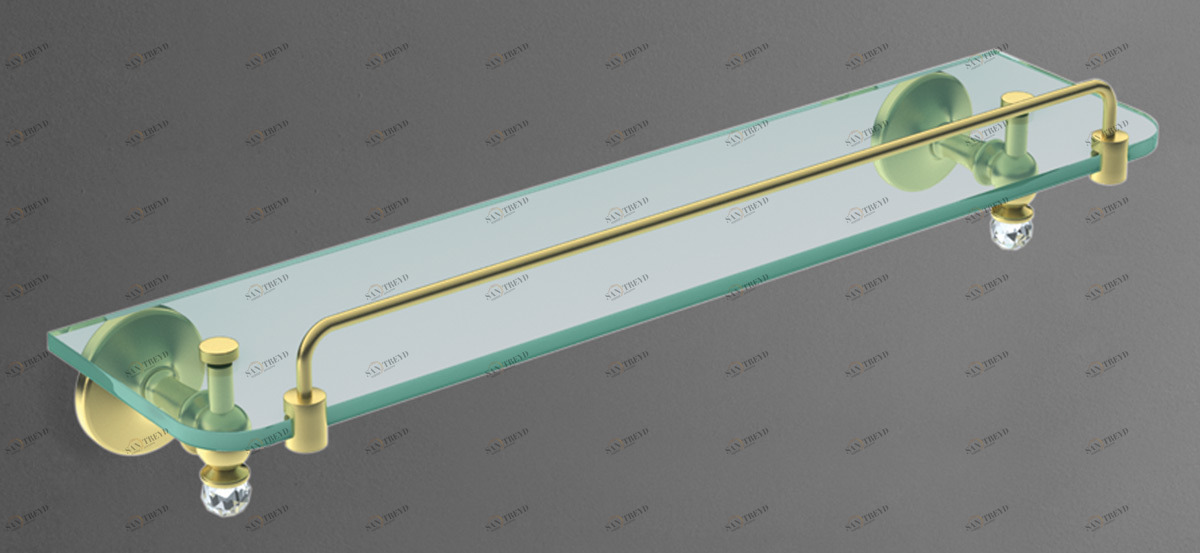 Полка стеклянная ART&MAX ANTIC CRYSTAL AM-E-2682SJ-Do 