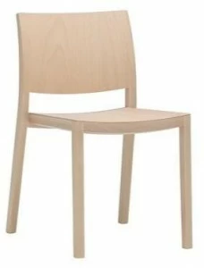 Andreu World Штабелируемый деревянный стул Duos Si2750