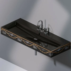 L279T1R3V4.470G Подвесная раковина настенная прямоугольная A. e T. Italia Tank черная