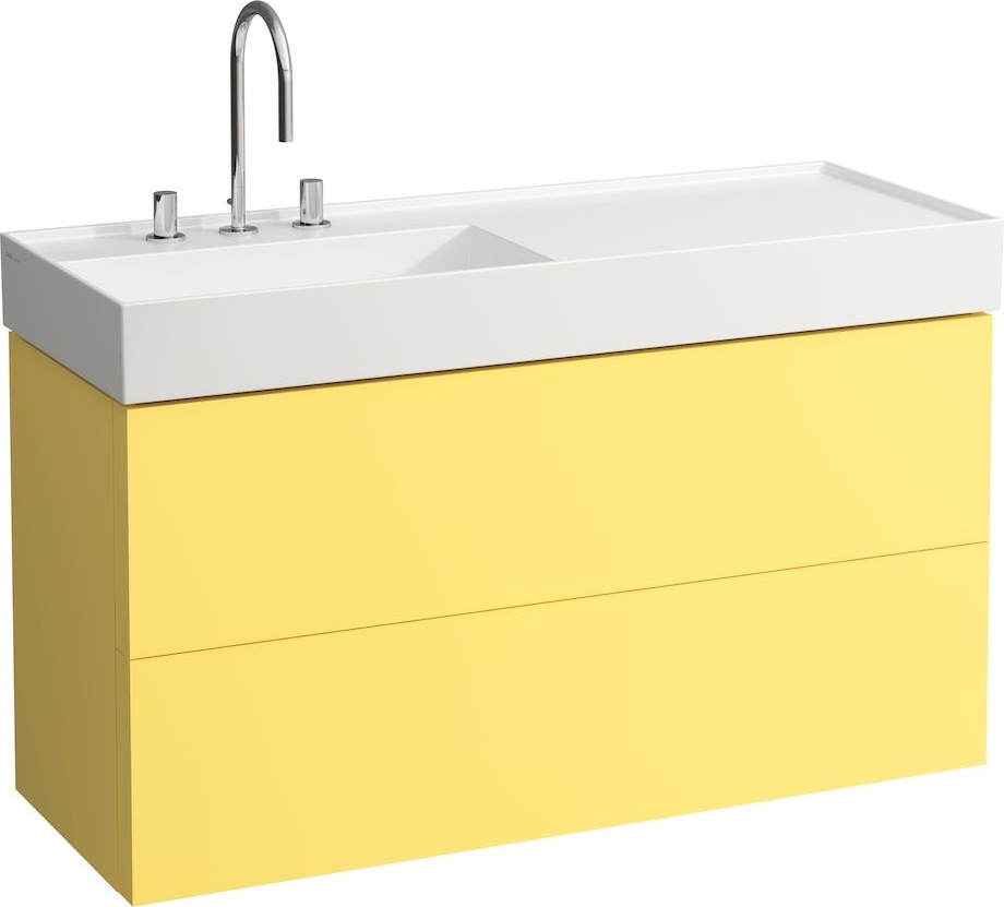 H8133320001581 Раковина, полочка справа, со специальным скрытым сливом LAUFEN PRO - Вид №6