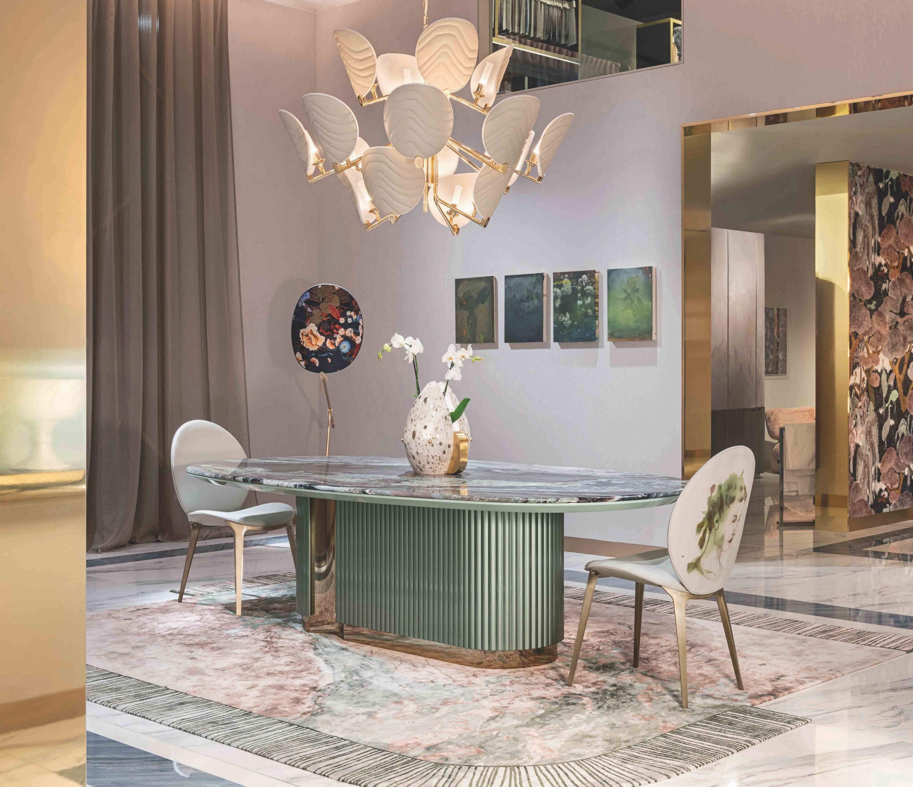 Овальный мраморный стол Visionnaire Леонардо ARCH-00017453 - Вид №2