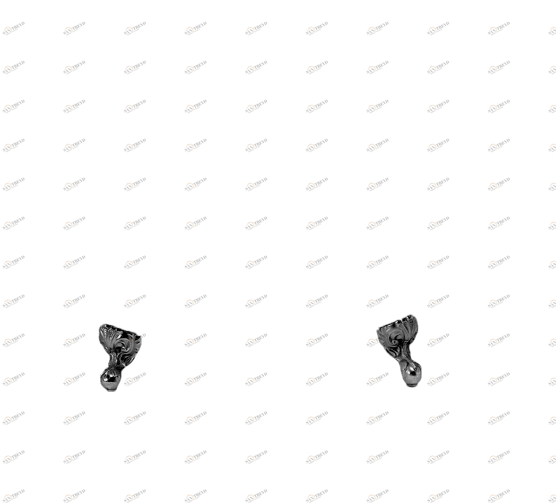 Gentry Home Bexley Cast iron bathtubs with feet Ball & claw темный никель GH100362 