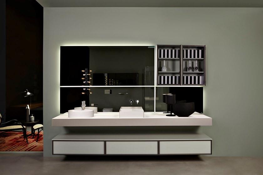 Antonio Lupi Design Настенное зеркало с полкой для ванной Antoniolupi sun-id-1450735 - Вид №2