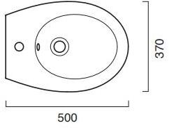 1bili00 Биде напольное NEW LIGHT CERAMICA CATALANO - Вид №4