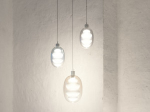 Стеклянный светодиодный подвесной светильник