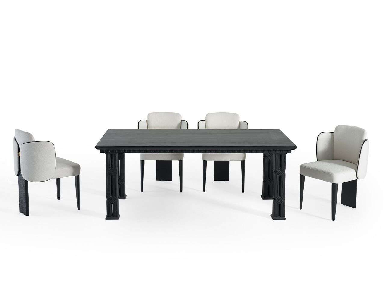 Деревянный прямоугольный обеденный стол NDESIGN Ezora ARCH-00104826 - Вид №2