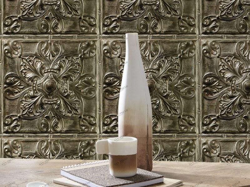 Koziel Моющиеся виниловые обои Tin tiles Ppv001d33x6 