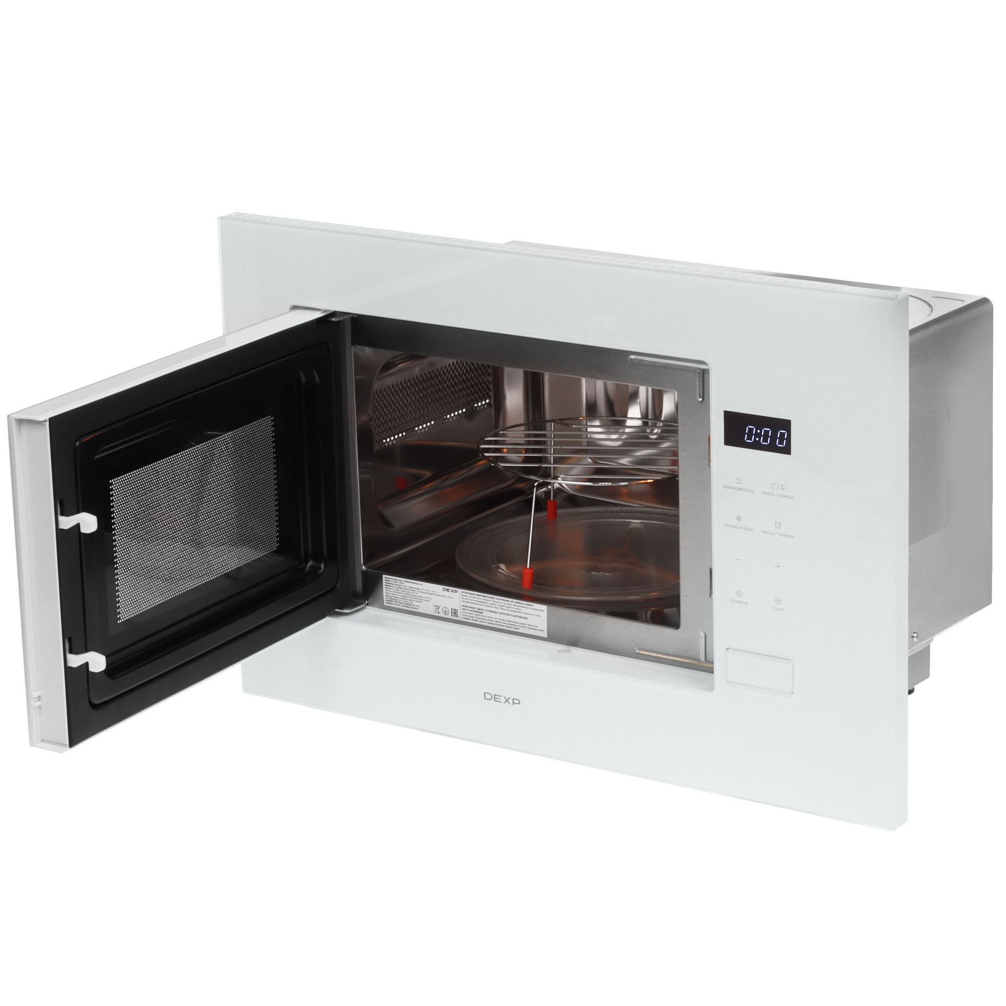 5443537 Встраиваемая микроволновая печь DEXP J302W белый STDN-0022964 - Вид №4