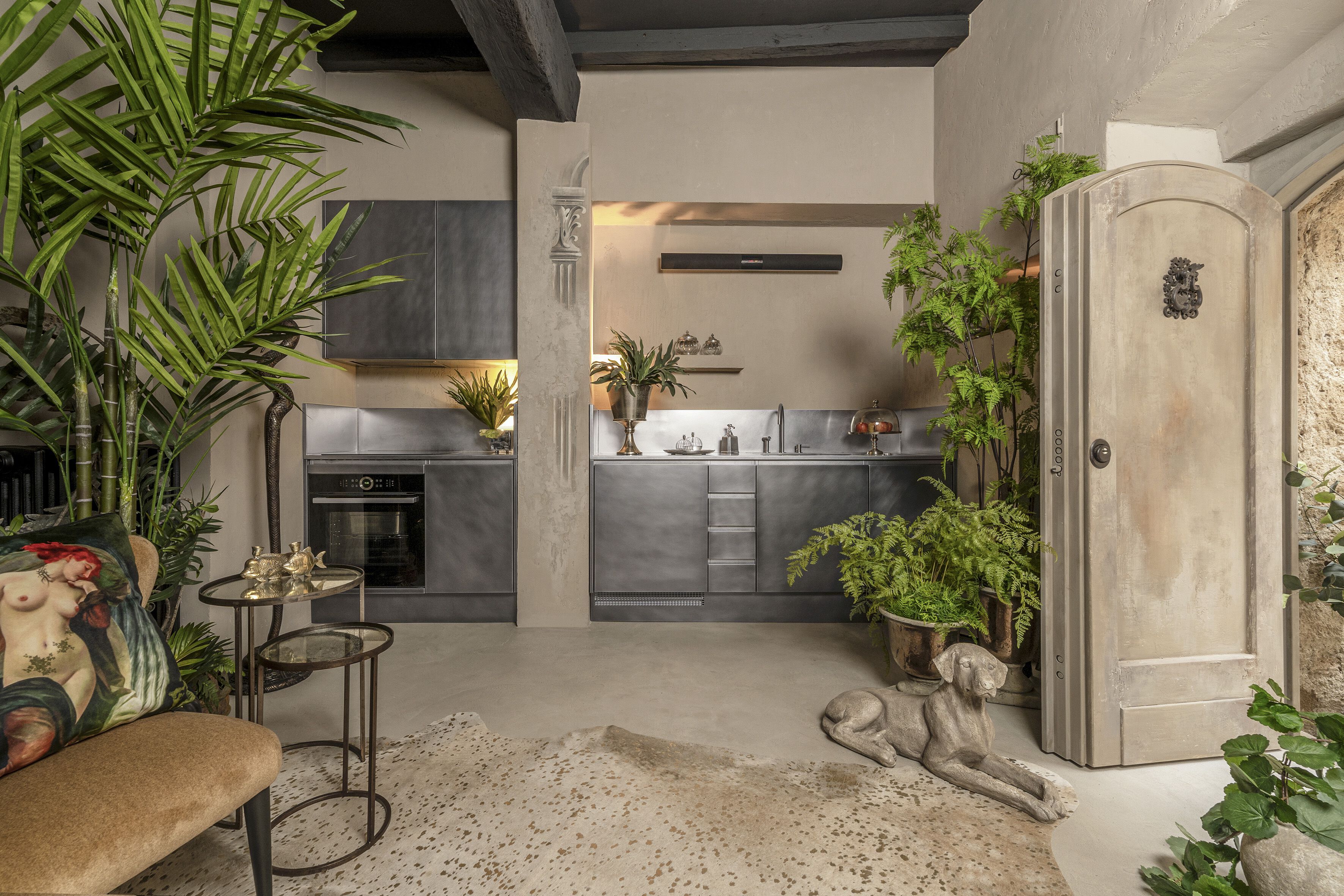 Кухня из нержавеющей стали на заказ ABIMIS ателье ARCH-00083079 - Вид №2