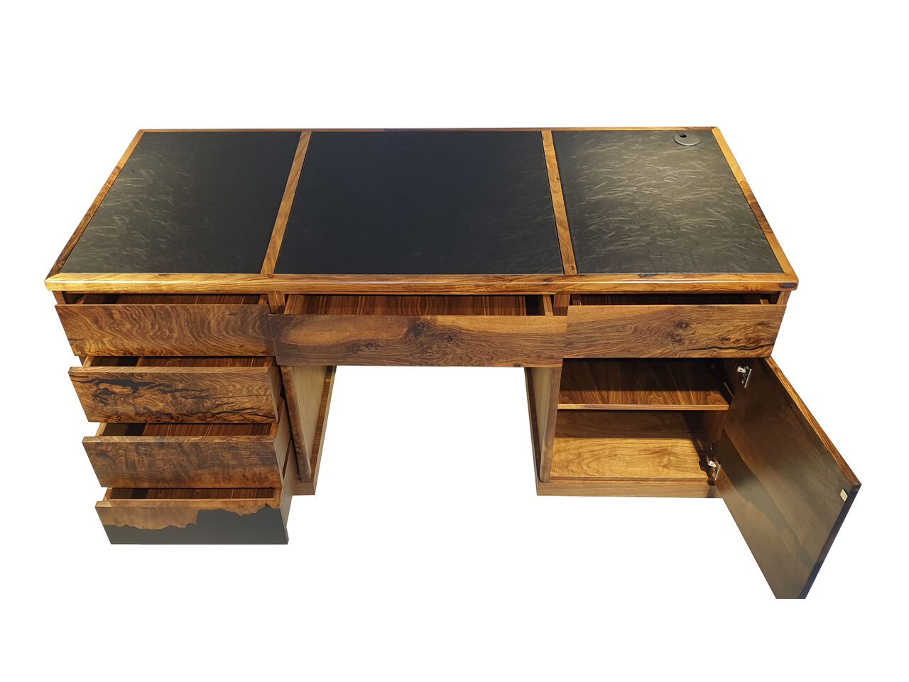 Стол из орехового дерева и смолы Legnor LEG2408780 ARCH-00036100 - Вид №4