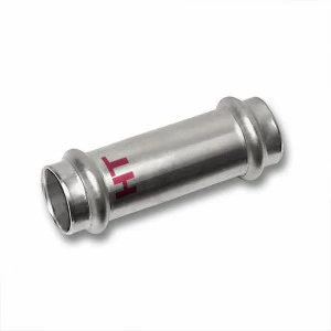 618270S35 SANHA 18270S пр.-фит. нерж., упл.фитон муфта подвижная ВПр-ВПр 35 мм