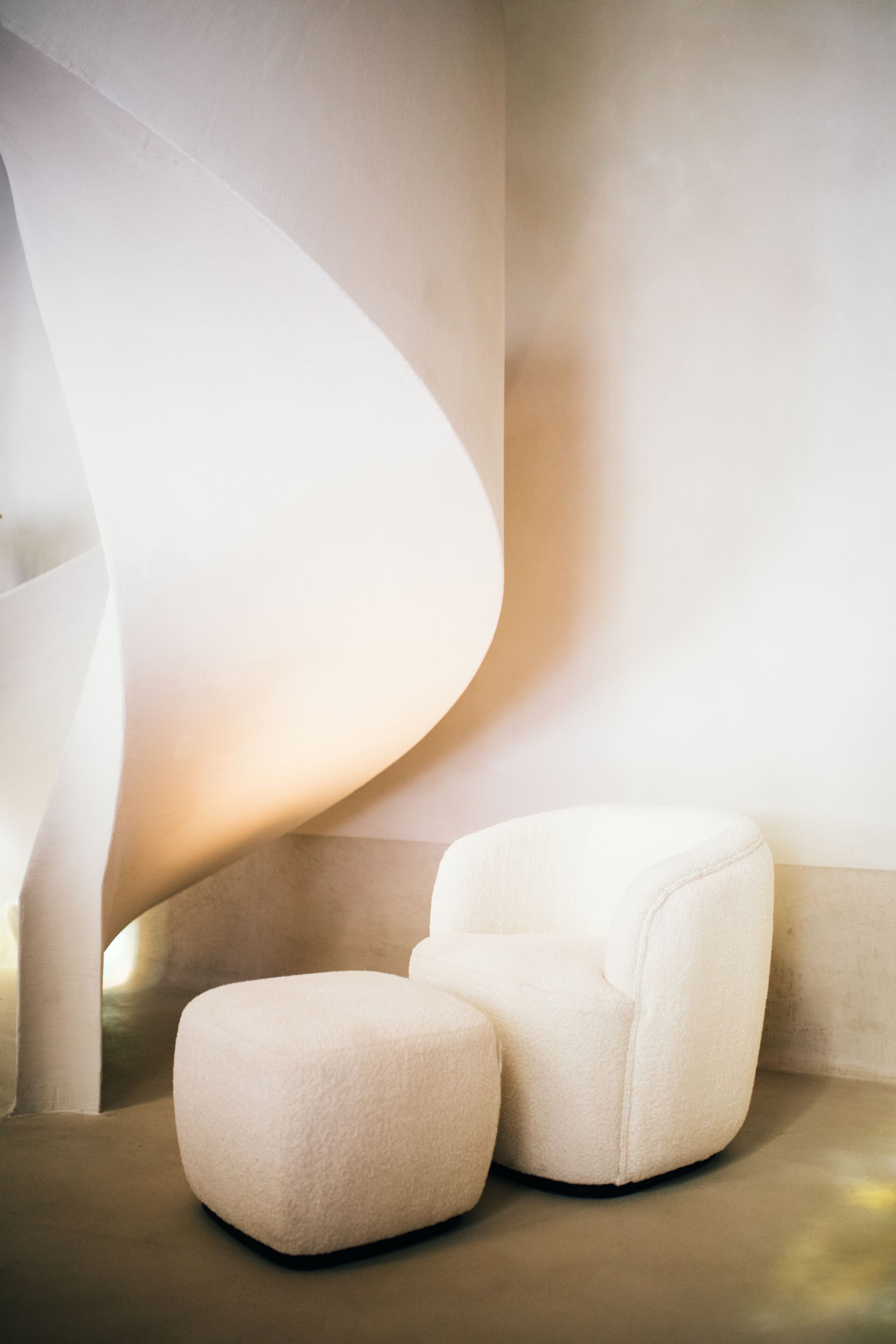 Тканевая подставка для ног / пуф POMAX Porterville ARCH-00030732 - Вид №6