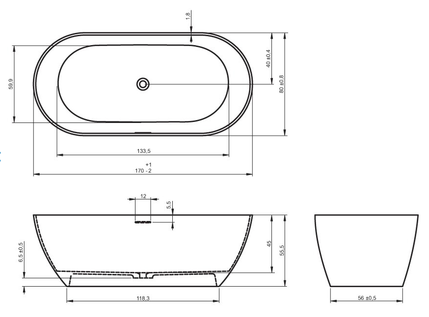 BS10005 Ванна Riho Bilbao Santreyd - Вид №4