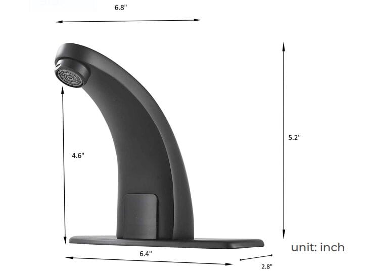 Однорычажный инфракрасный смеситель для раковины Fontana Showers MELO ARCH-00151124 - Вид №12