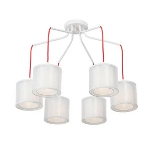 Потолочная люстра Vitaluce V4542-0/6PL VITALUCE ДИЗАЙНЕРСКИЕ 328291 Белый