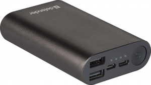 83625 внешний аккумулятор lavita fast 6000b 2*usb+1*type-c, 6000 mah, 3a Defender