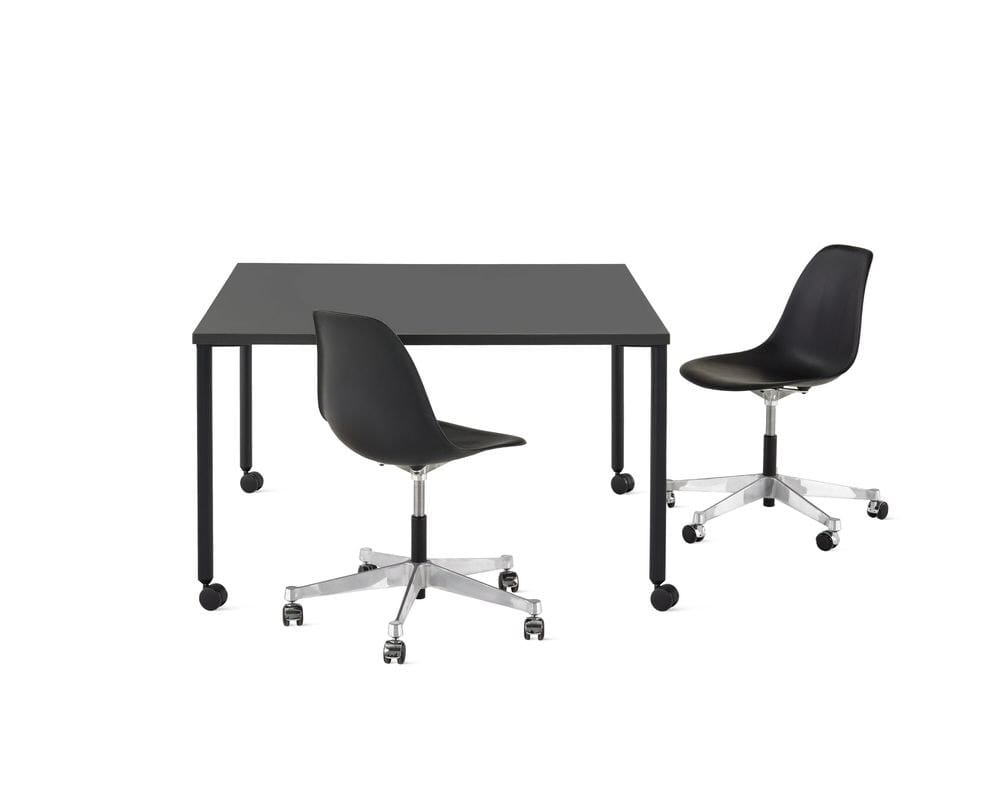 Прямоугольный стол для совещаний с колесами с электрической розеткой Herman Miller OE1 ARCH-00133271 - Вид №1