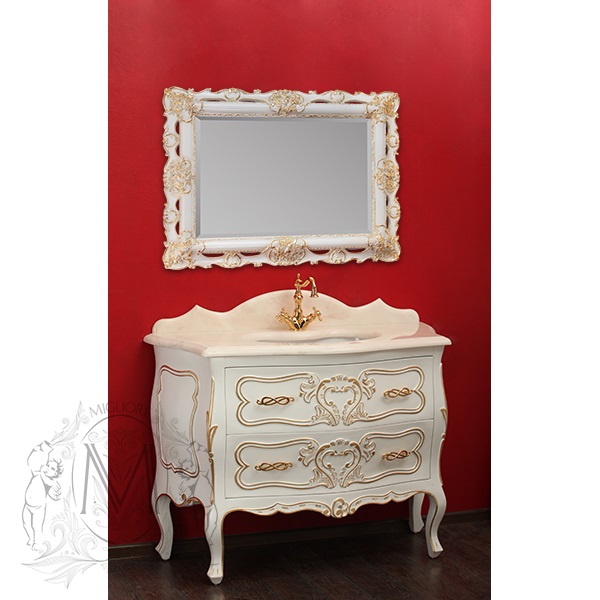 Тумба под раковину MIGLIORE Vittoria ML.VIT-BA115.DS.BR Decape Sabbia с декором.BRonzo GM.VIT-BA115.DS.BR - Вид №5