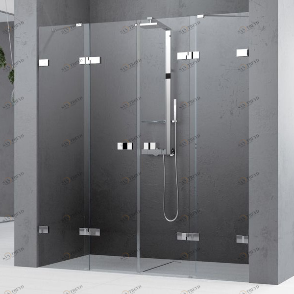 Novellini. Двери в нишу 140 см 2A на брекетах GALA 2 GALA22A1401K