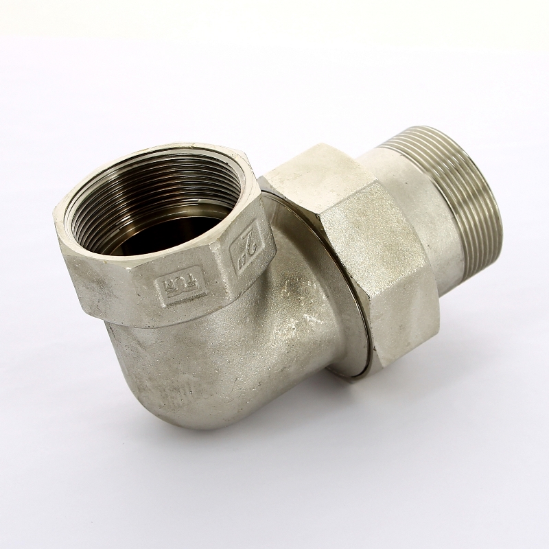 Разъемное соединение НВ угловое с прокладкой O-ring никелированное TIEMME 2" 1500543 - Вид №1