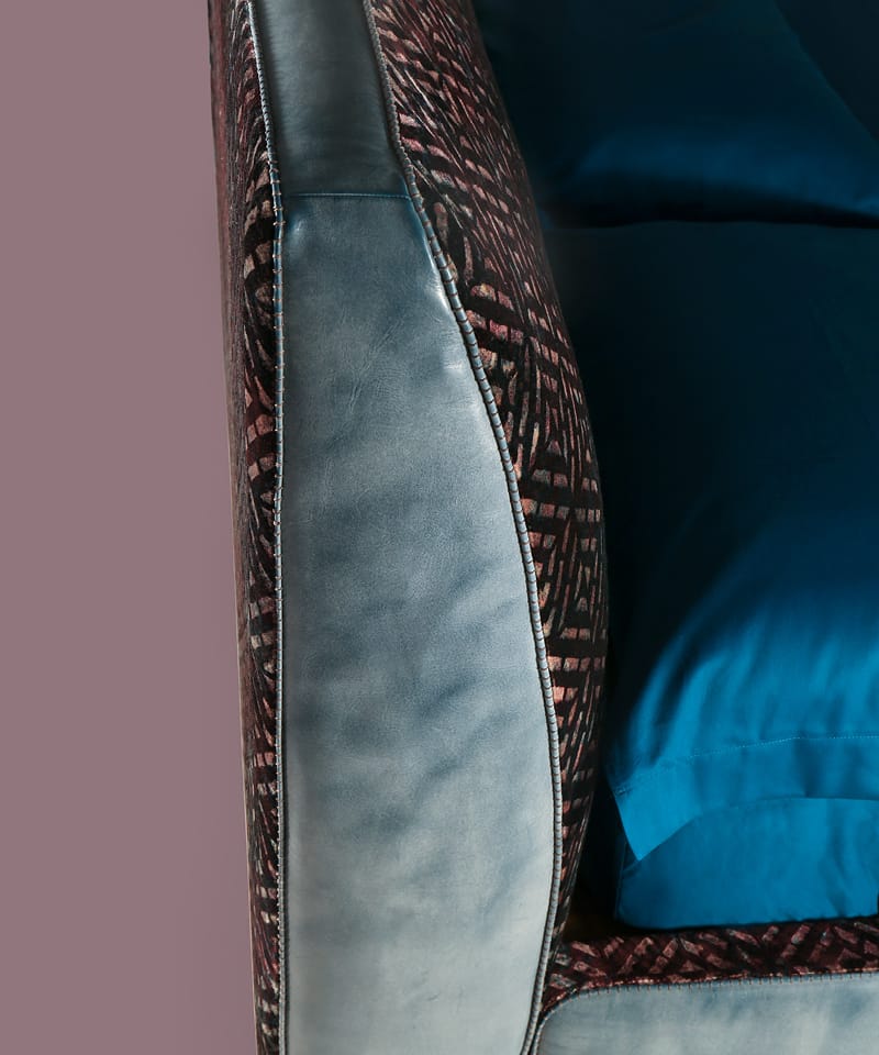 Двуспальная кровать из ткани с мягким изголовьем Borzalino Greg ARCH-00039184 - Вид №4