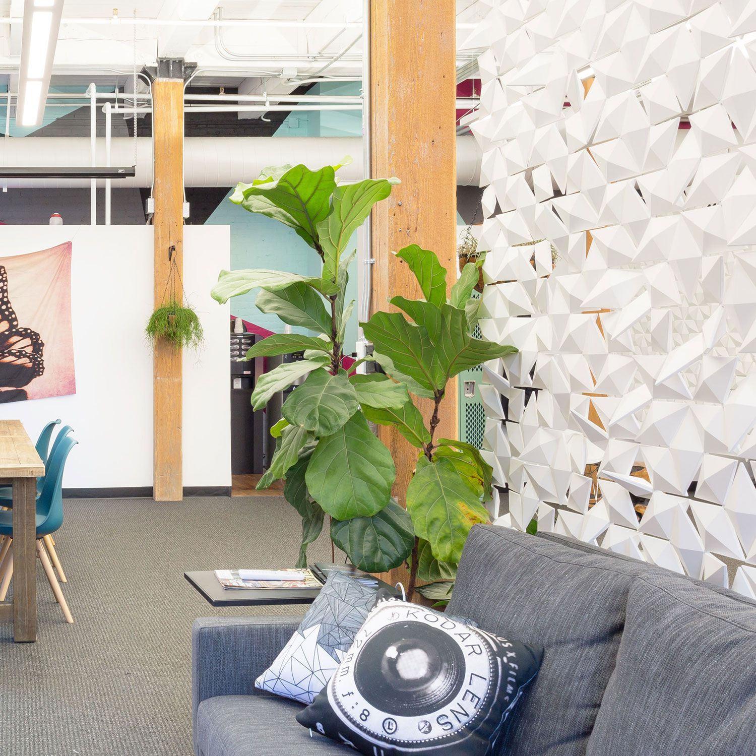 Подвесная перегородка bloomming FACET 204x187cm bianco ARCH-00010588