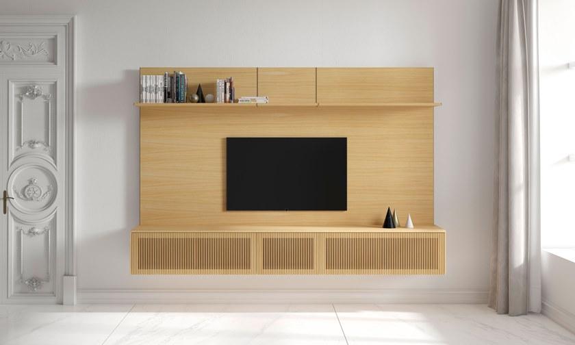 Punt Настенная деревянная оборудованная стена с подставкой под телевизор sun-id-1363493 - Вид №2