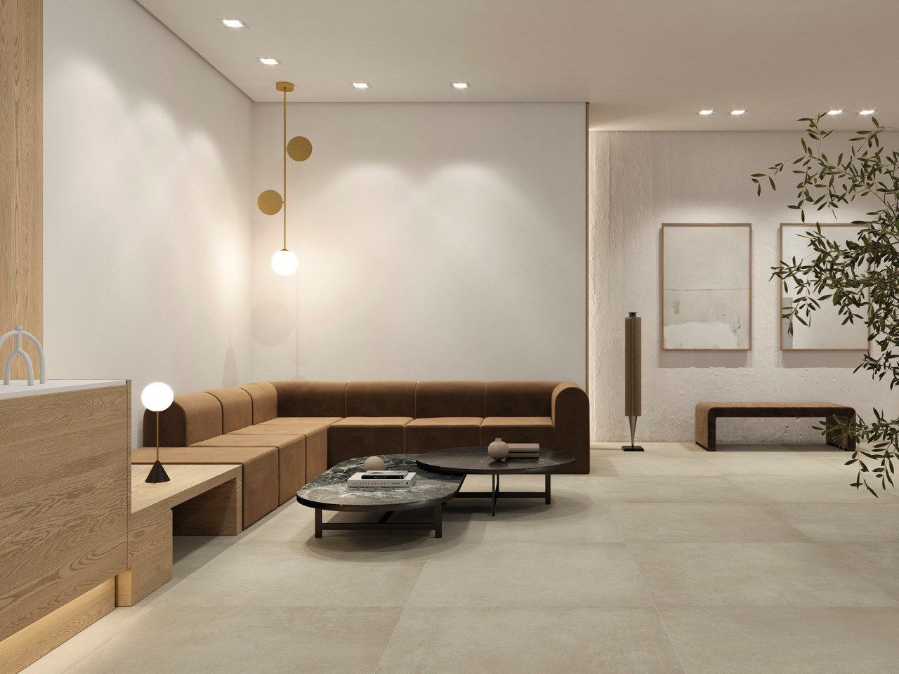 Пол / облицовка керамогранита для внутреннего и наружного применения с эффектом цемента ARIOSTEA NEXT ARCH-00045220 - Вид №1