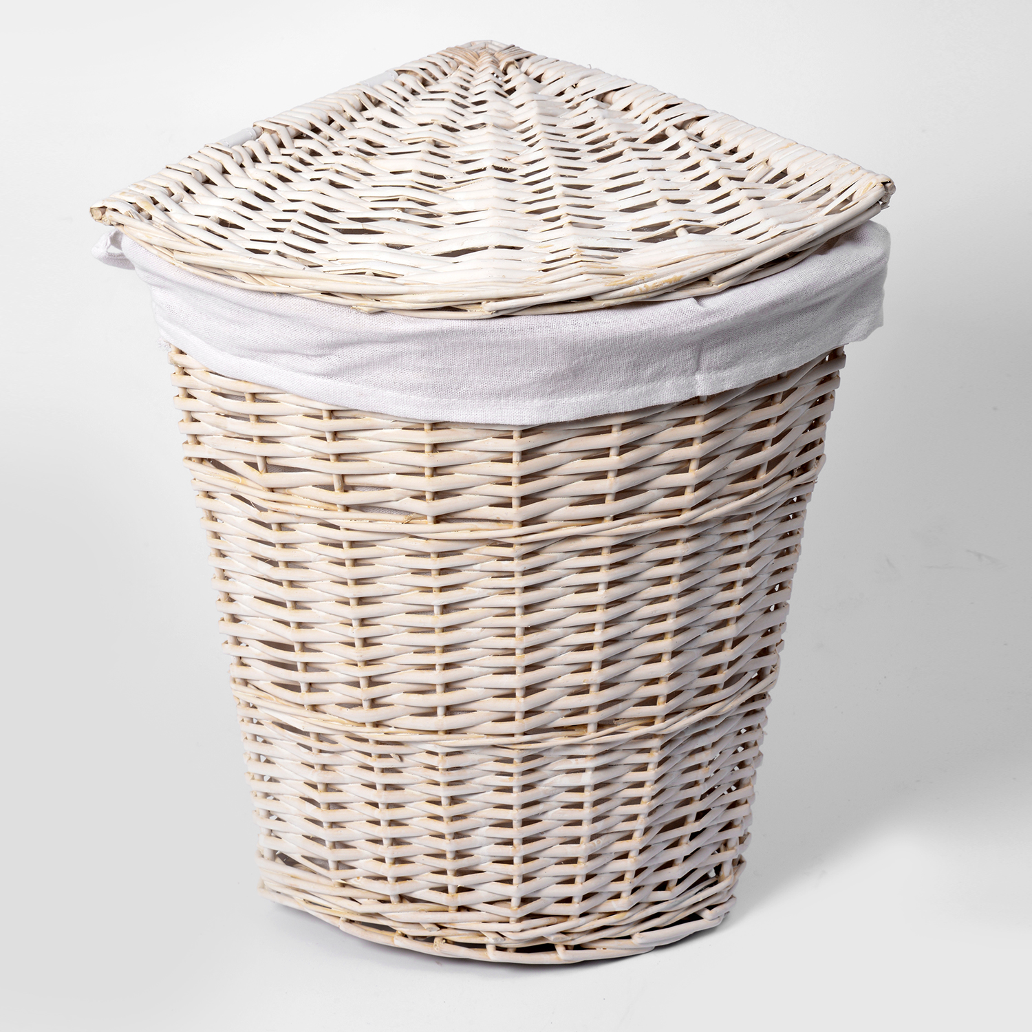 WB-560-L Vils Плетеная корзина для белья с крышкой WasserKRAFT 