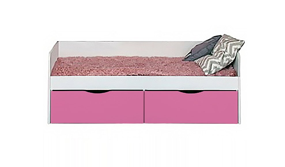 Детский диван-кровать с 2 ящиками "Зефир" МАНДАРИН ЗЕФИР 178700 Белый;розовый Santreyd  - Вид №2