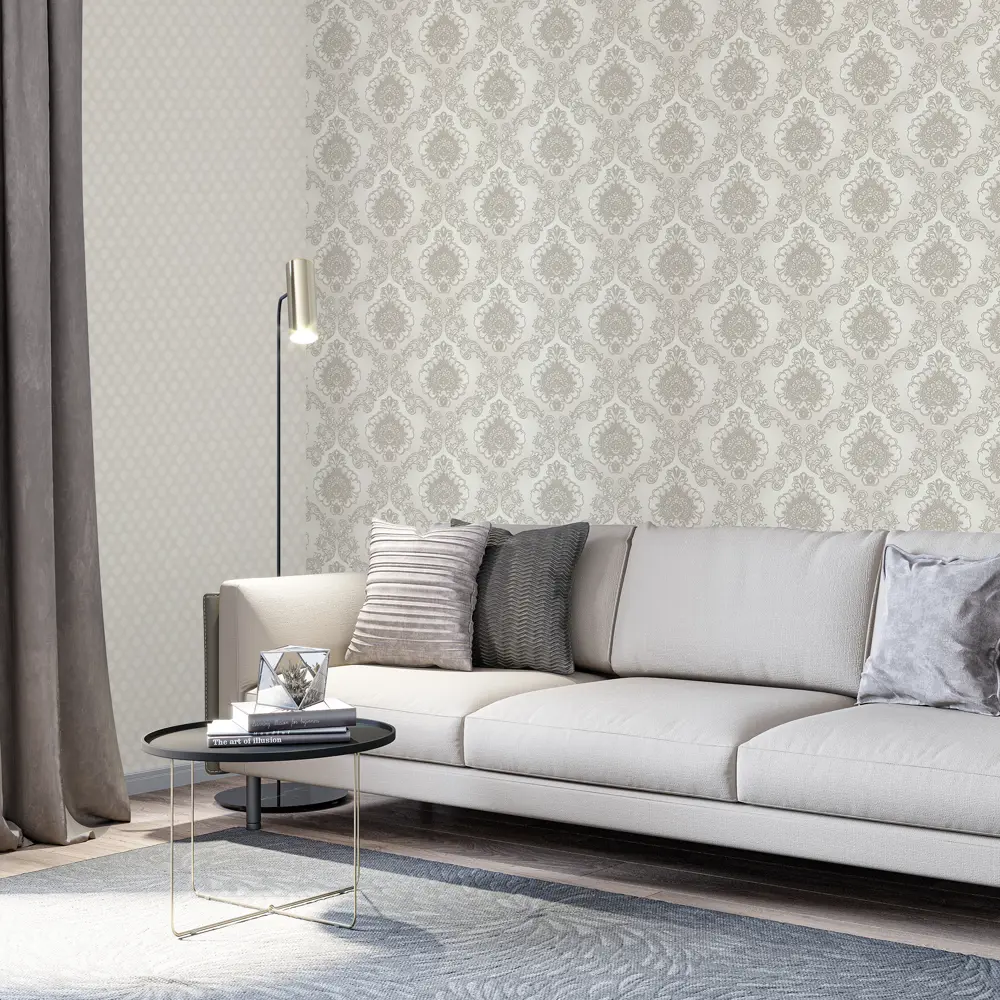 Обои флизелиновые Palitra Home Rosalina светло-бежевые 1.06 м HC71619-11 STLM-2006243 - Вид №3