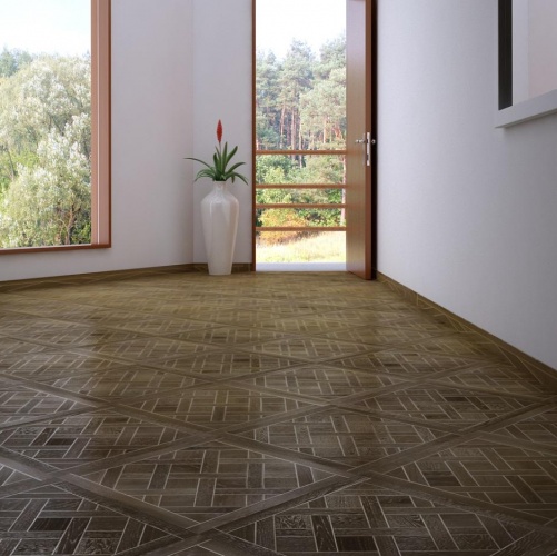 Модульный паркет Marco Ferutti Versailles Versailles Грей Дуб с брашью (Текстурированная) 600х600 мм 2600600015 - Вид №5