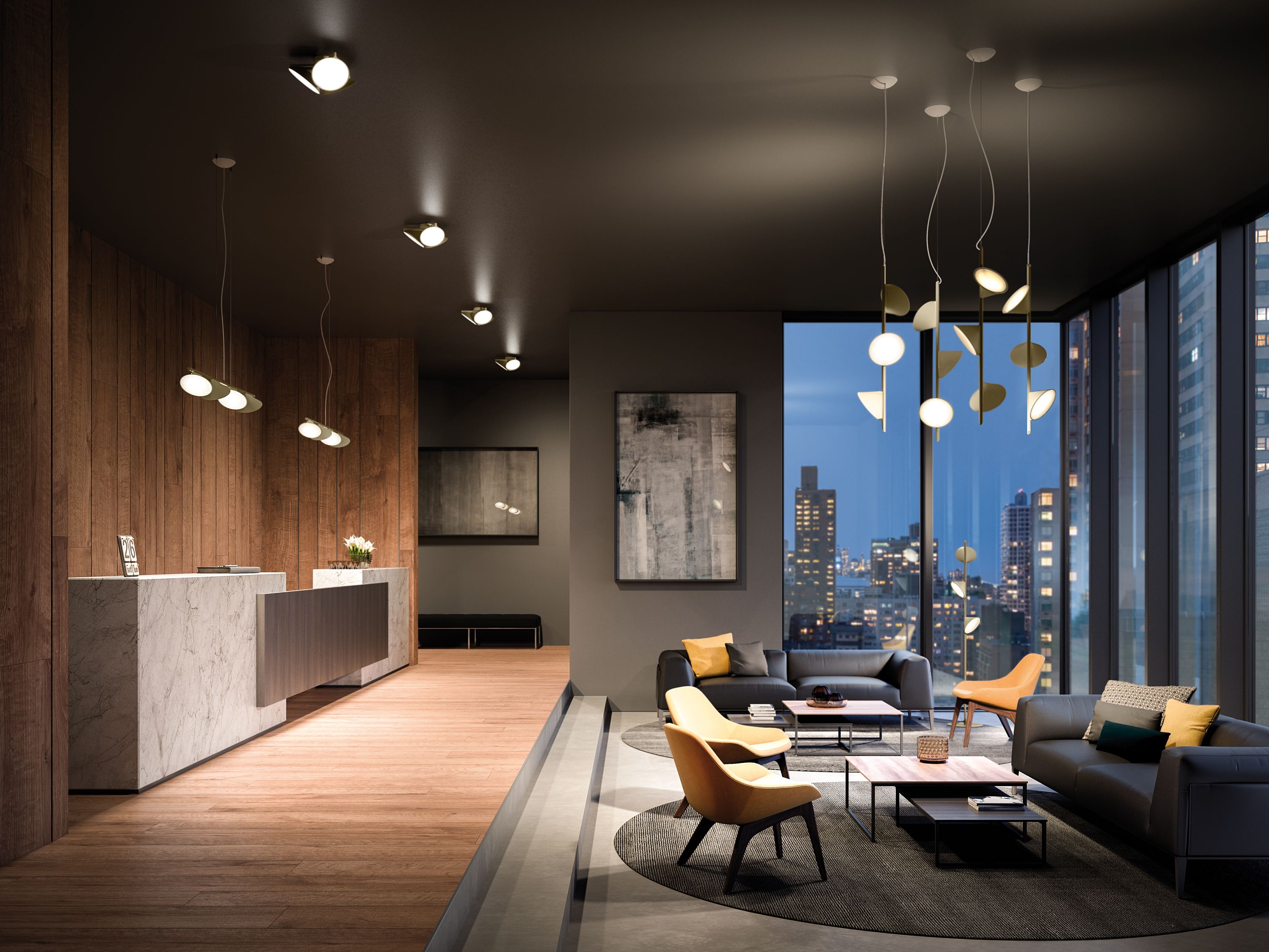 Алюминиевый светодиодный подвесной светильник AXOLIGHT Orchid ARCH-00028529 - Вид №3