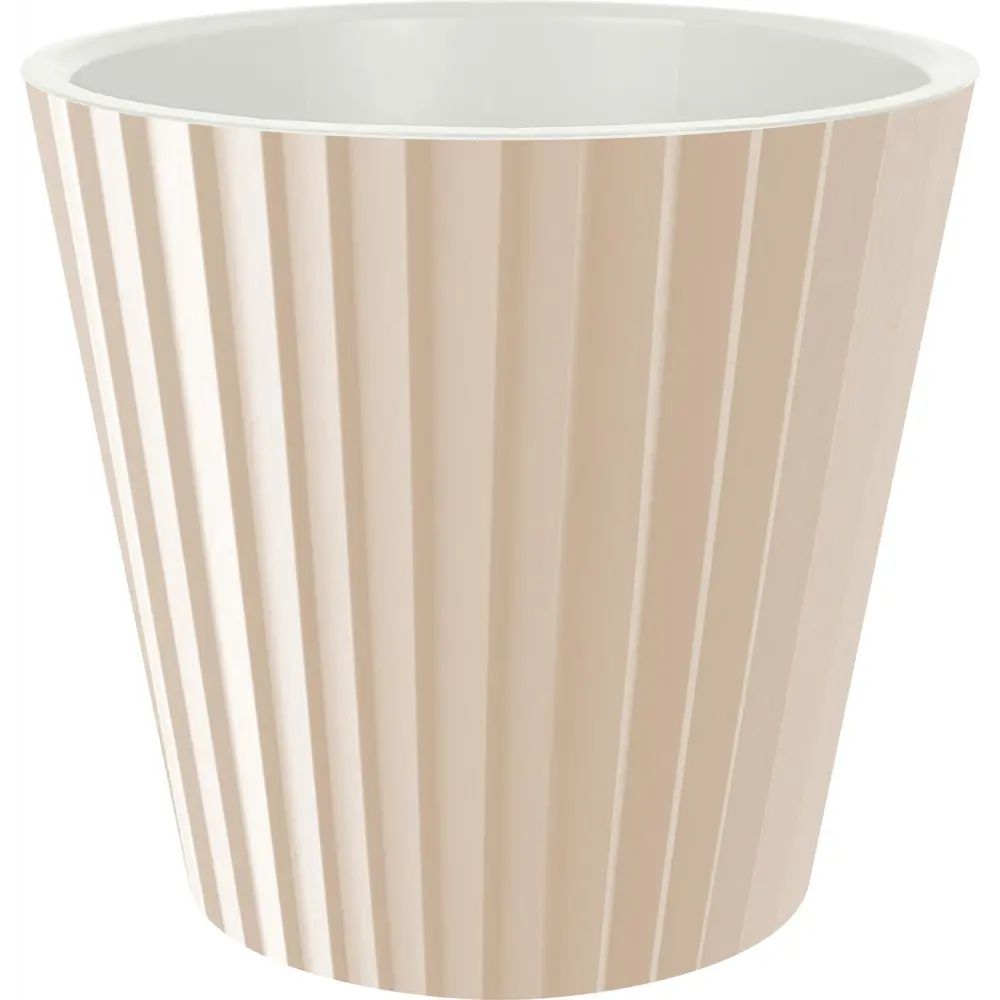 Горшок цветочный Engreen Sand D160 ø16 h14.6 см 2л пластик коричневый INGREEN STLM-2122794