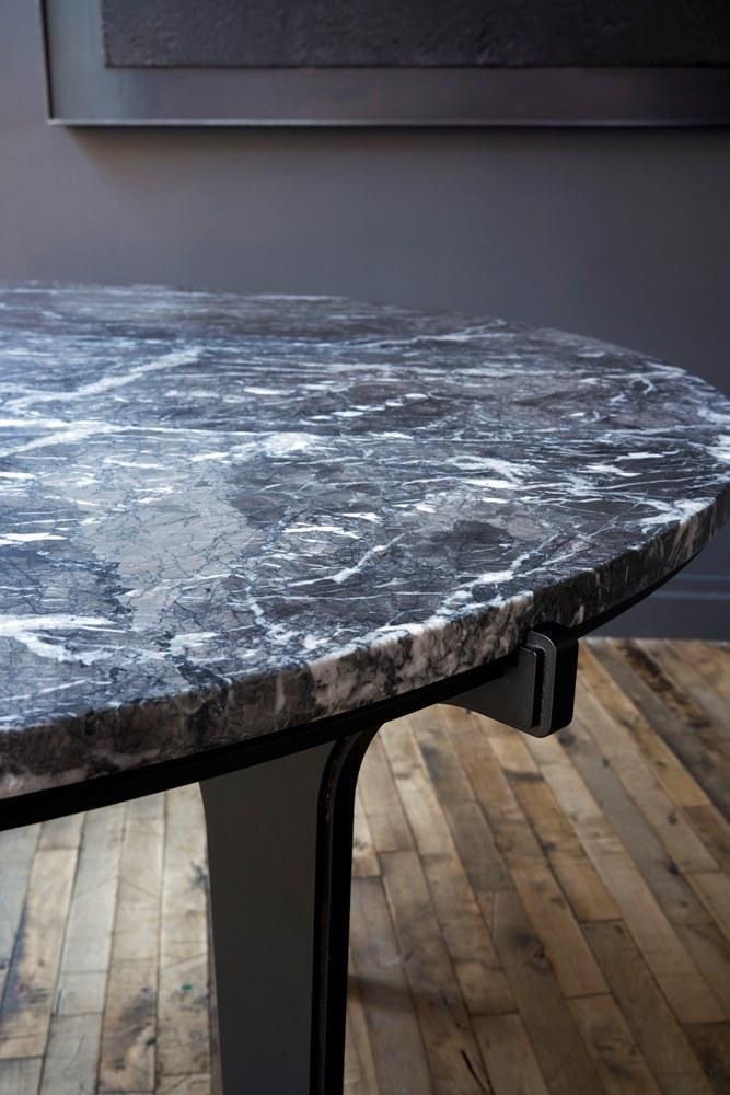 GABRIEL SCOTT Круглый мраморный стол Prong sun-id-1466330 - Вид №4