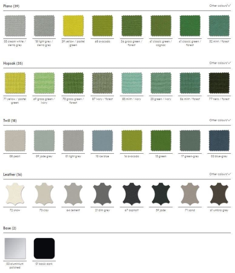 Кожаный поворотный операционный офисный стул VITRA AC 5 ARCH-00024264 - Вид №5