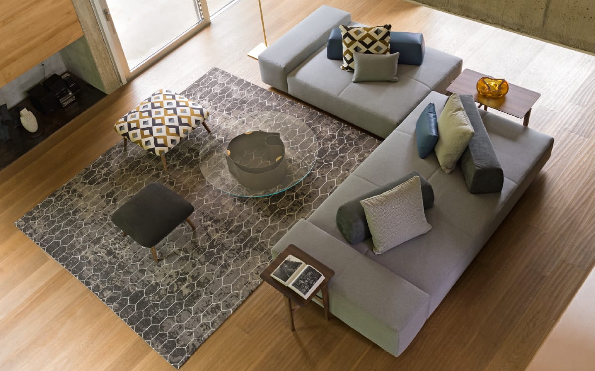 Ткань диван Flou SOFTBENCH ARCH-00025563 - Вид №2