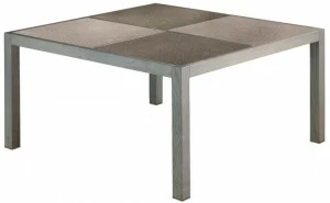 Garbarino Низкий квадратный журнальный столик из дуба Elementare 202