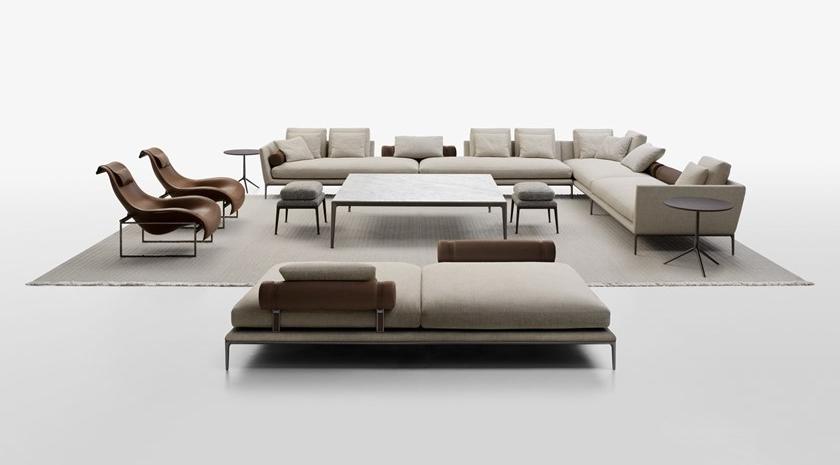 B&B Italia Кожаная кушетка Atoll sun-id-1454804 - Вид №2