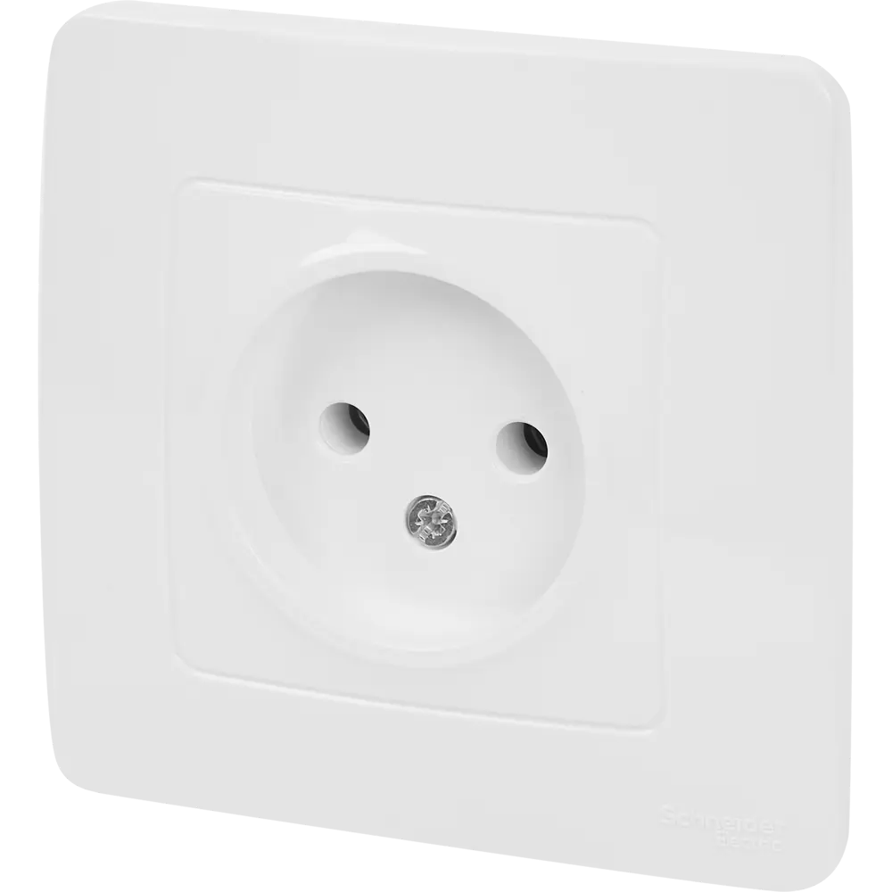 Розетка встраиваемая Systeme Electric Blanca без заземления без шторок 16 А цвет белый STLM-2180224 - Вид №1