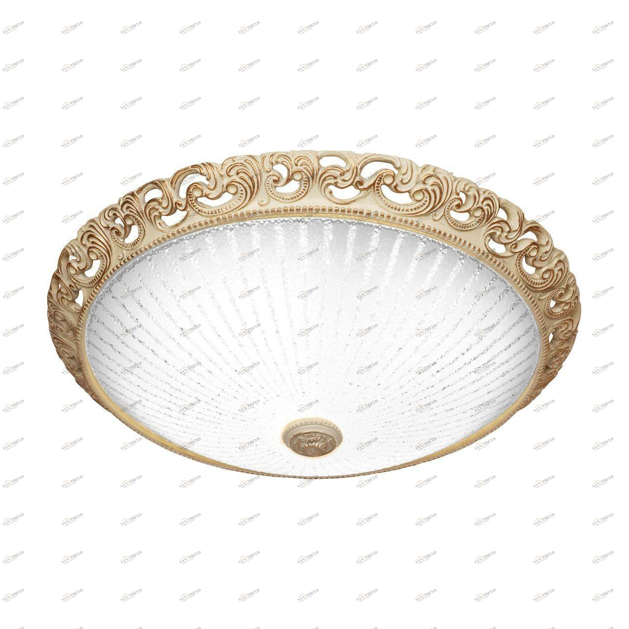 Потолочный светодиодный светильник Silver Light Louvre 827.49.7 SILVER LIGHT LOUVRE ANTIQUE CREAM 204291 Белый;золото 