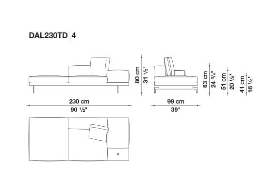 Кожаный диван B&B Italia док ARCH-00130675 - Вид №128