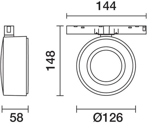 iGuzzini Светодиодное освещение направляющих из литого под давлением алюминия View opti beam lens round sun-id-1347675 - Вид №2